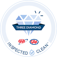 AAA 3-Diamond, Inspected Clean badge